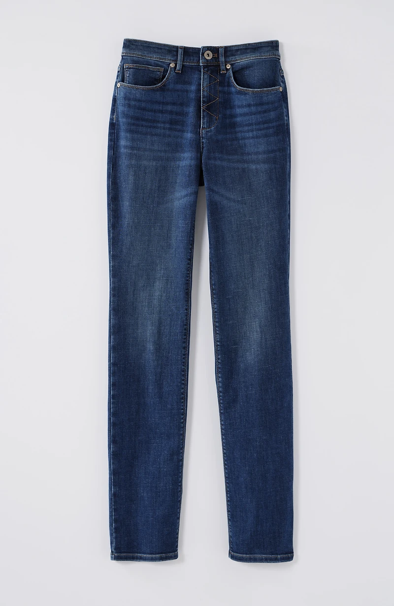 curvy-fit straight-leg jeans