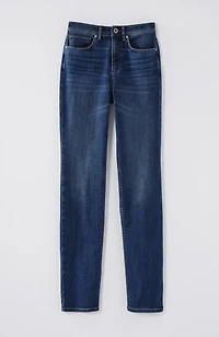curvy-fit straight-leg jeans