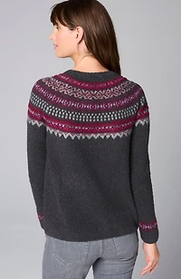 fair isle pullover sweater
