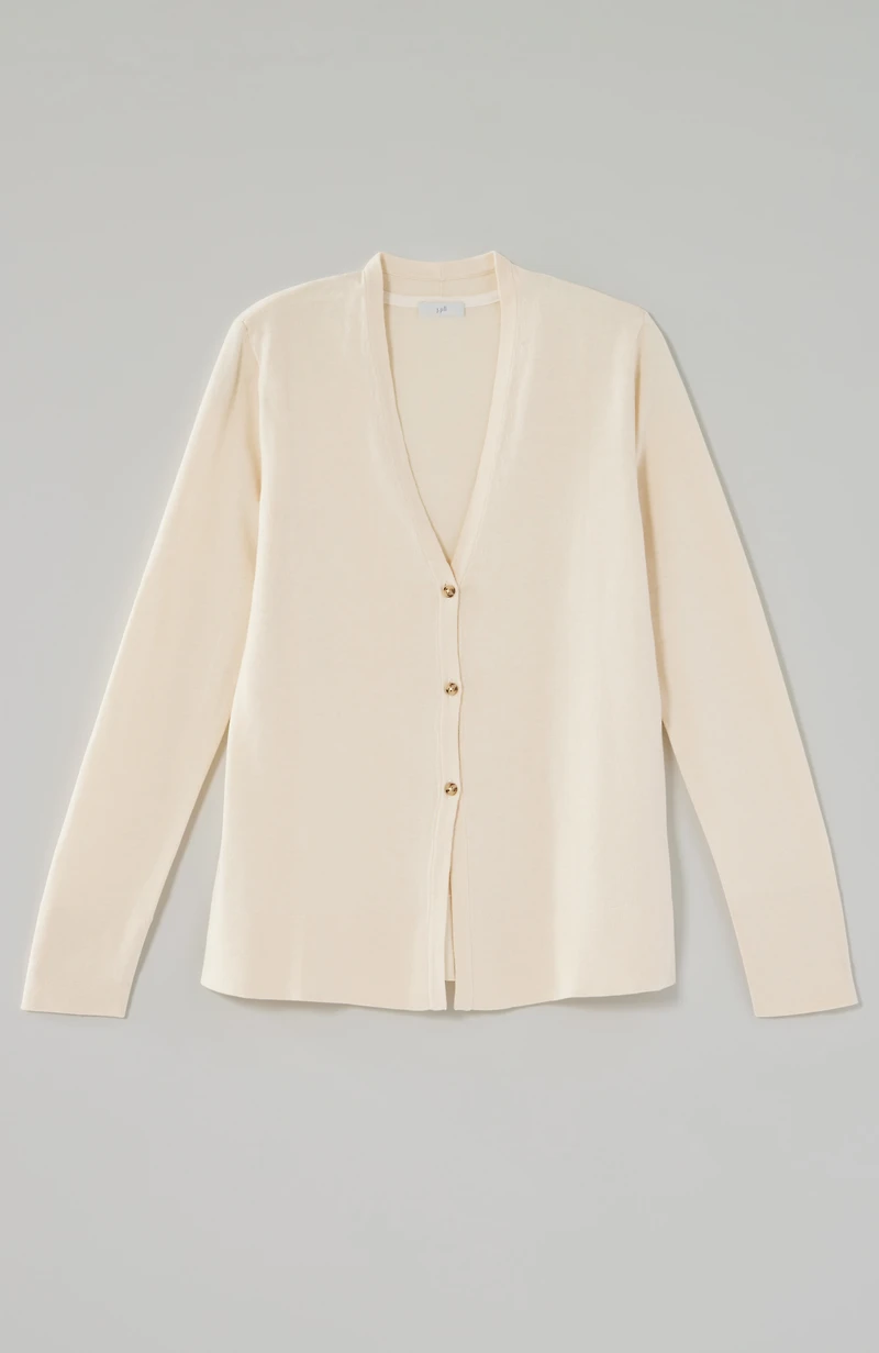 organically grown cotton lightweight cardi