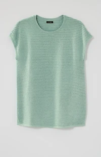 wearever textured short-sleeve pullover