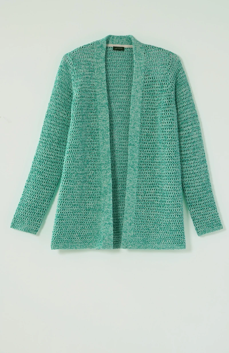 wearever spray-dyed textured cardi
