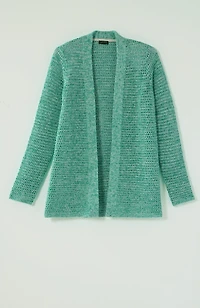 wearever spray-dyed textured cardi