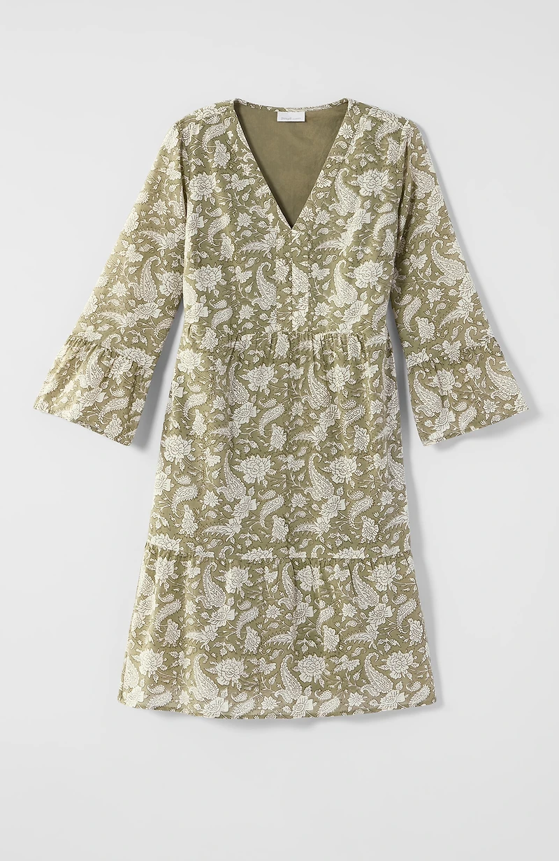 pure jill tiered dress