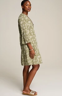 pure jill tiered dress