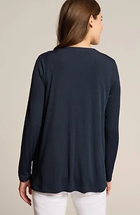 wearever textured-knit open-front jacket