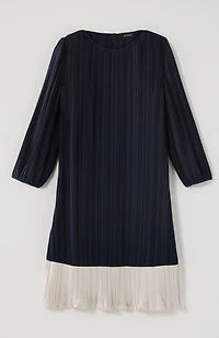 wearever plissé a-line dress