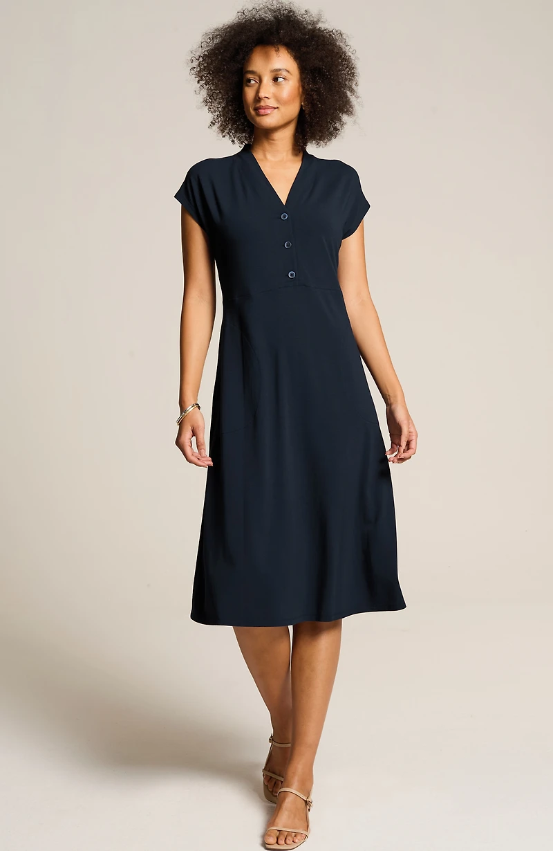 wearever dolman-sleeve v-neck dress