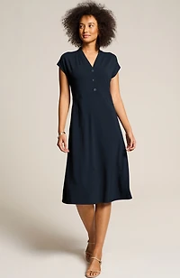 wearever dolman-sleeve v-neck dress