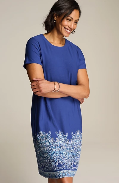 wearever crew-neck t-shirt dress