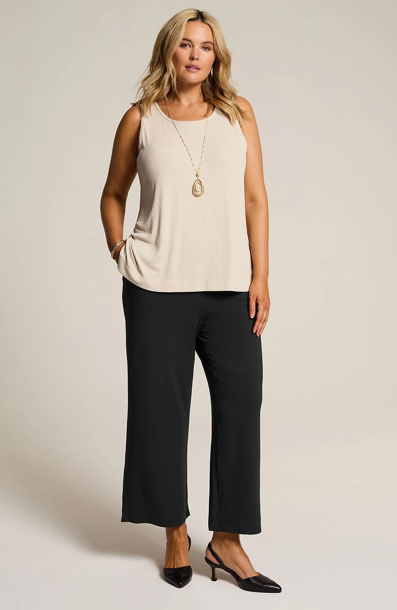 wearever wide-leg knit crops