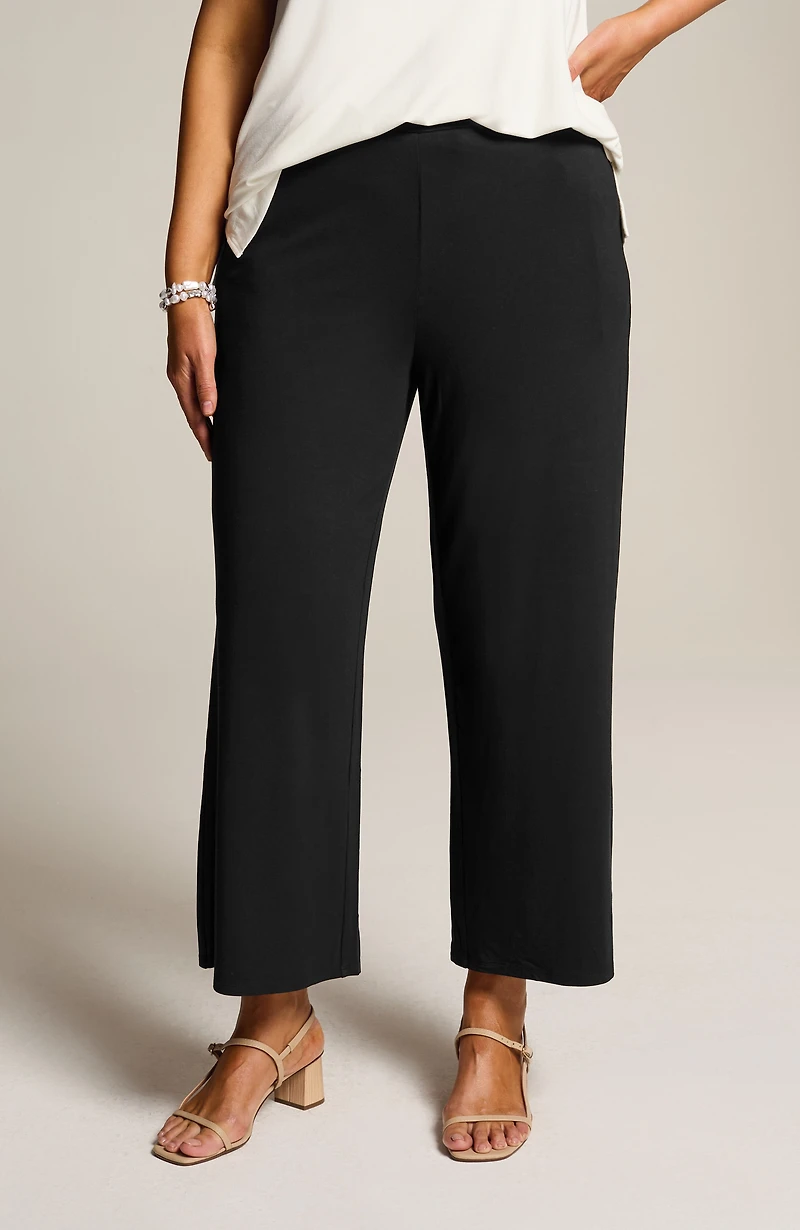 wearever wide-leg knit crops