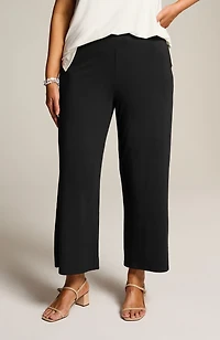 wearever wide-leg knit crops