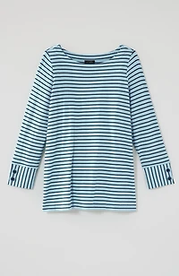 wearever buttoned-cuff top