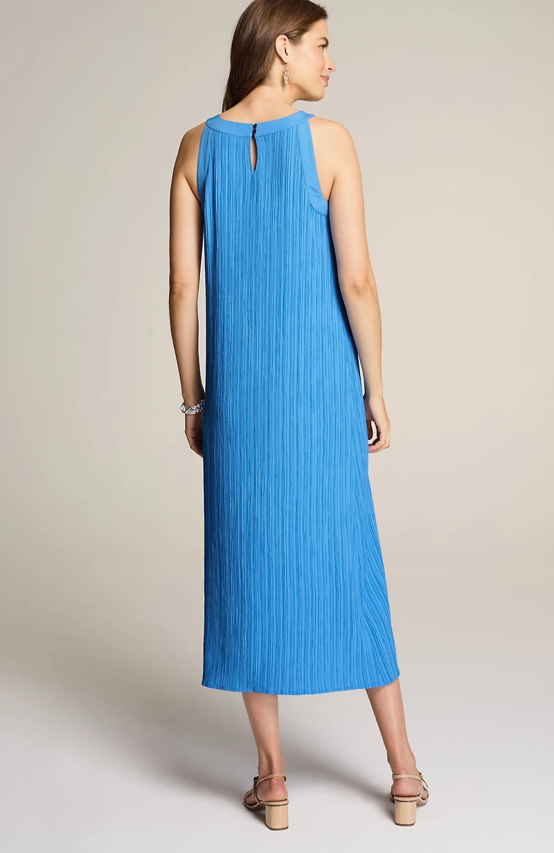wearever crinkle-textured maxi dress