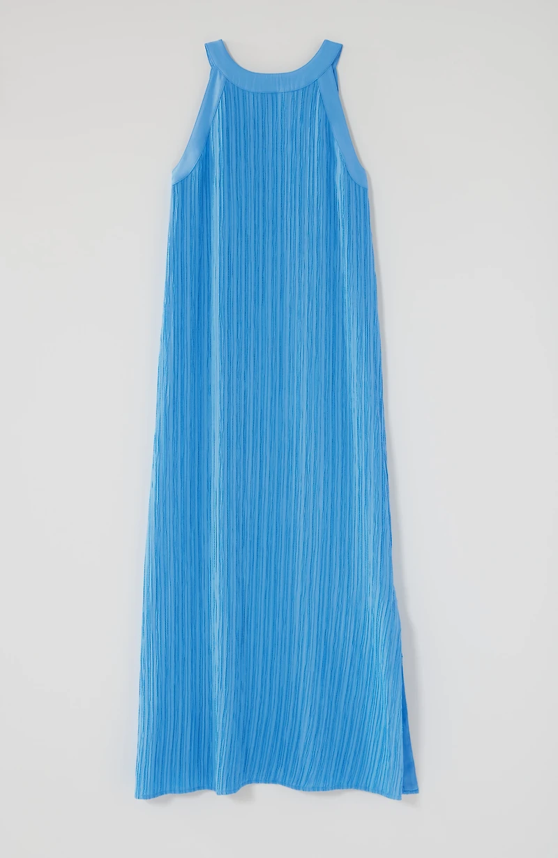 wearever crinkle-textured maxi dress