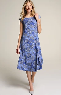 wearever draped a-line dress
