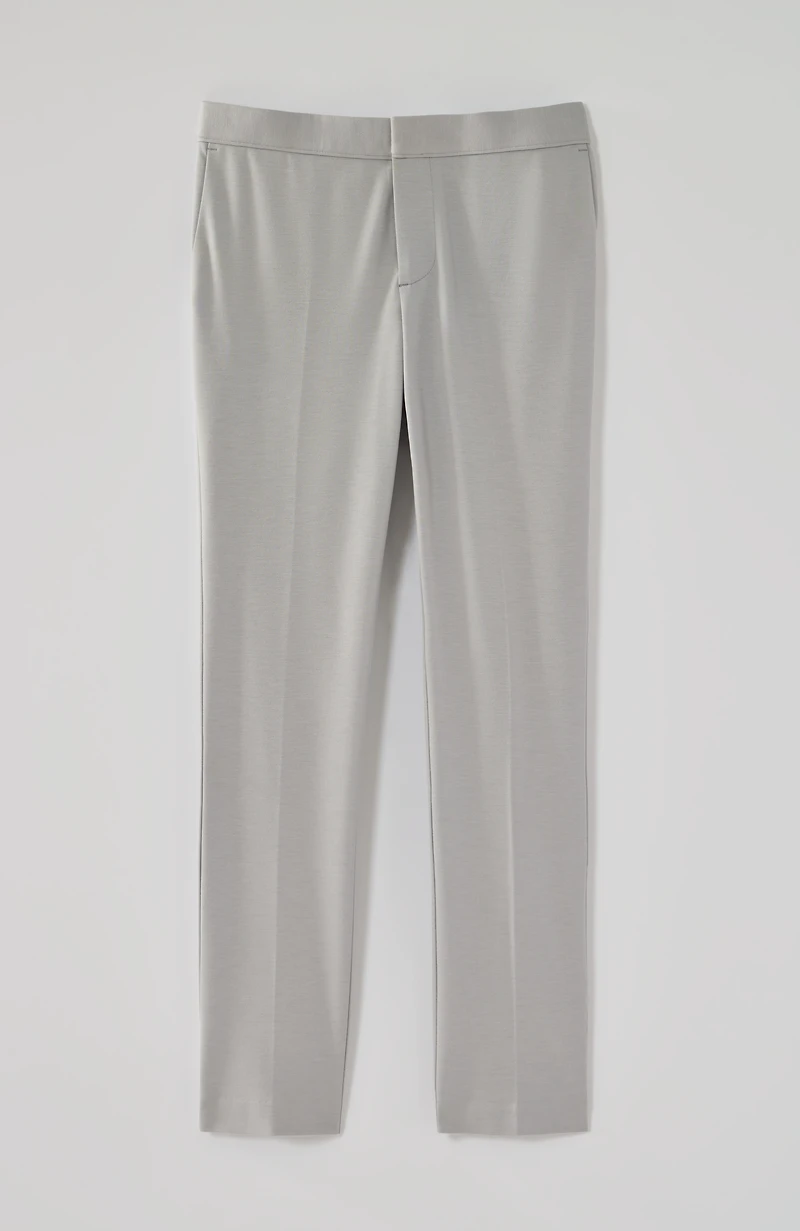 wearever polished-knit slim-leg trousers