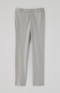 wearever polished-knit slim-leg trousers