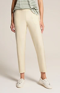 fit patch-pocket slim-leg pants