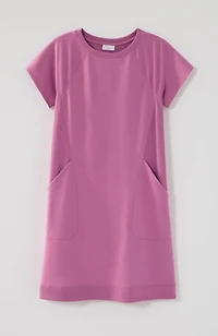 fit elevate terry seamed pocket dress