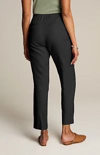 curvy-fit versatile cotton-stretch slim-leg pants