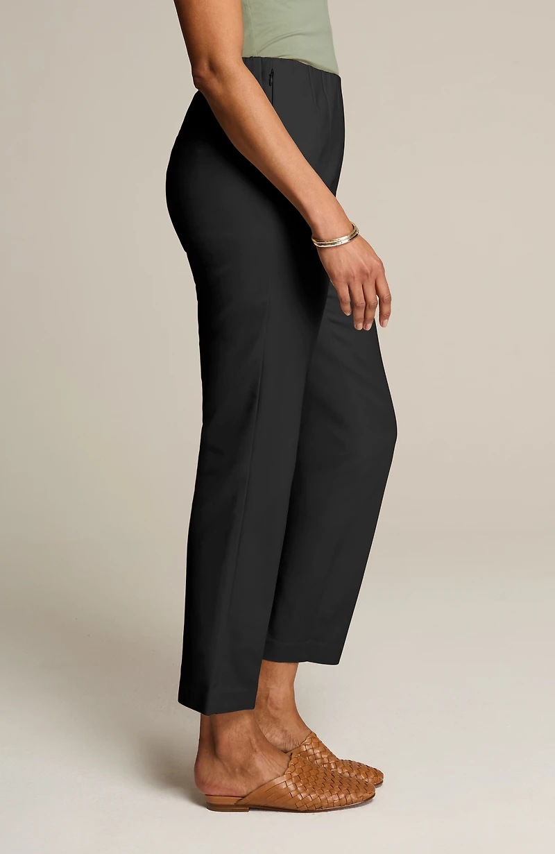 curvy-fit versatile cotton-stretch slim-leg pants