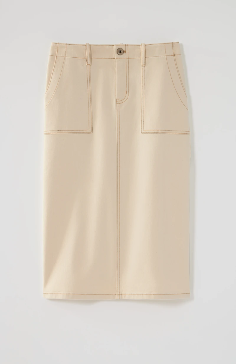 expedition denim skirt