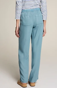 indigo relaxed wide-leg pants