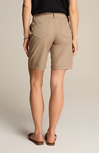 chino patch-pocket shorts