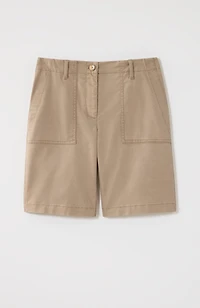 chino patch-pocket shorts