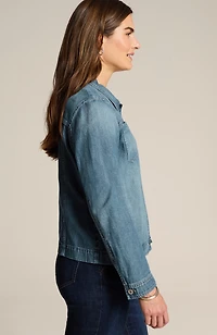cotton & linen denim jacket