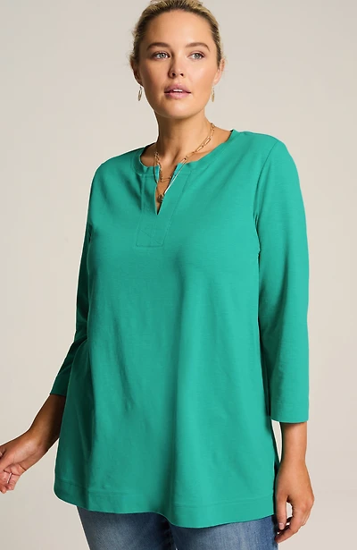 terry-slub tunic