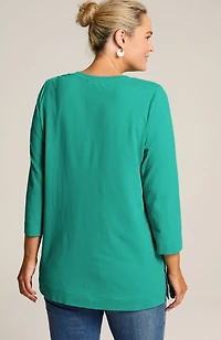 terry-slub tunic
