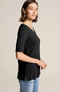 pima-slub elbow-sleeve tee