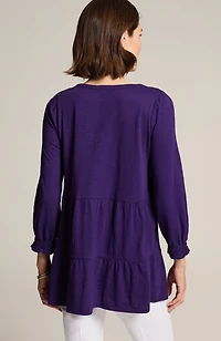smocked & tiered tunic