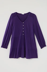 smocked & tiered tunic