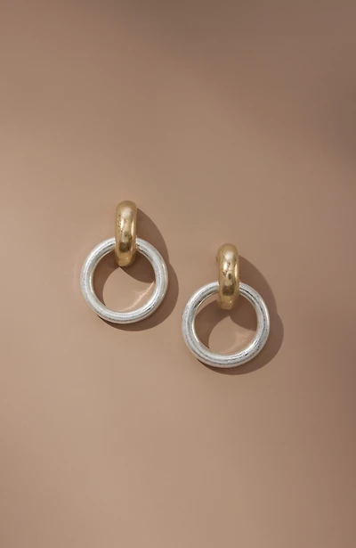 modern elements mixed-metal rings earrings