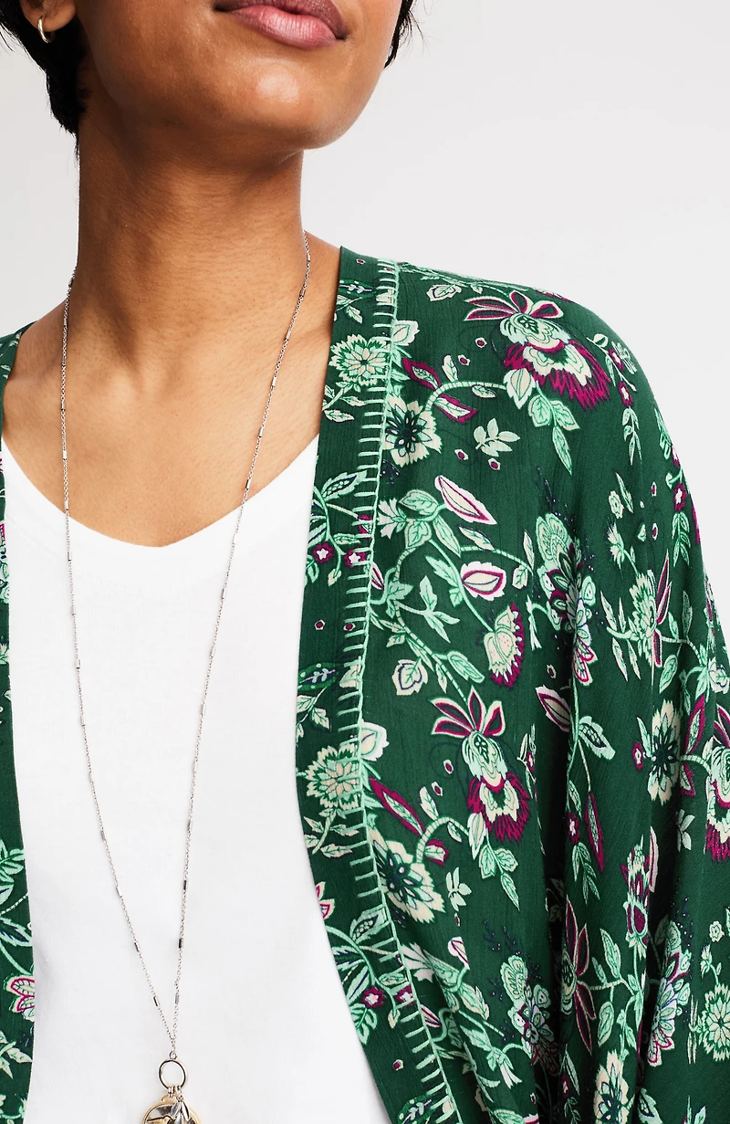 jacobean floral shrug