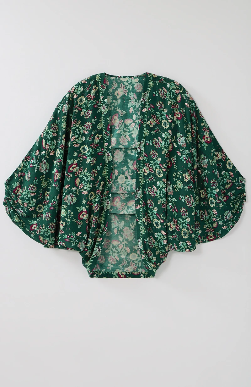 jacobean floral shrug
