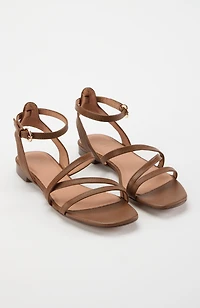 amelia crisscross strappy sandals