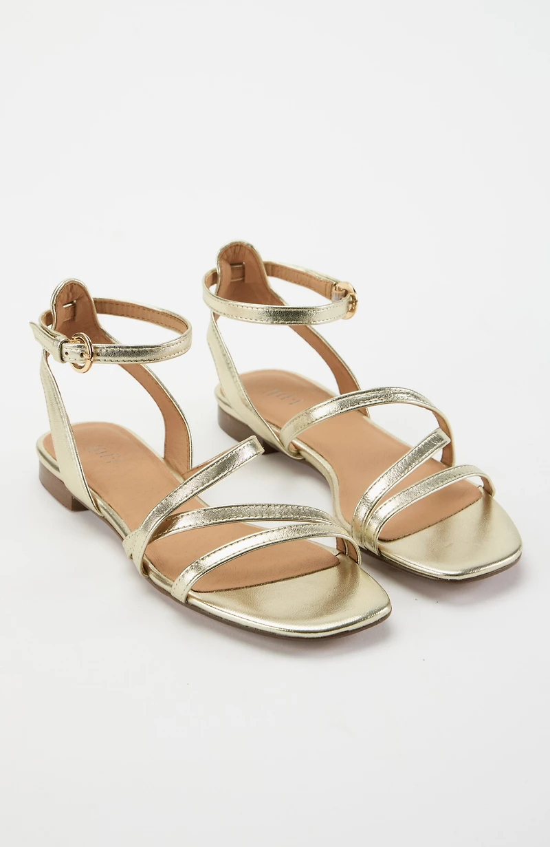amelia crisscross strappy sandals