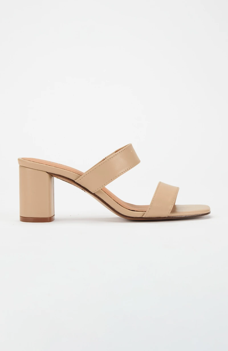 sadie double-banded heels