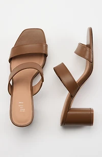 sadie double-banded heels
