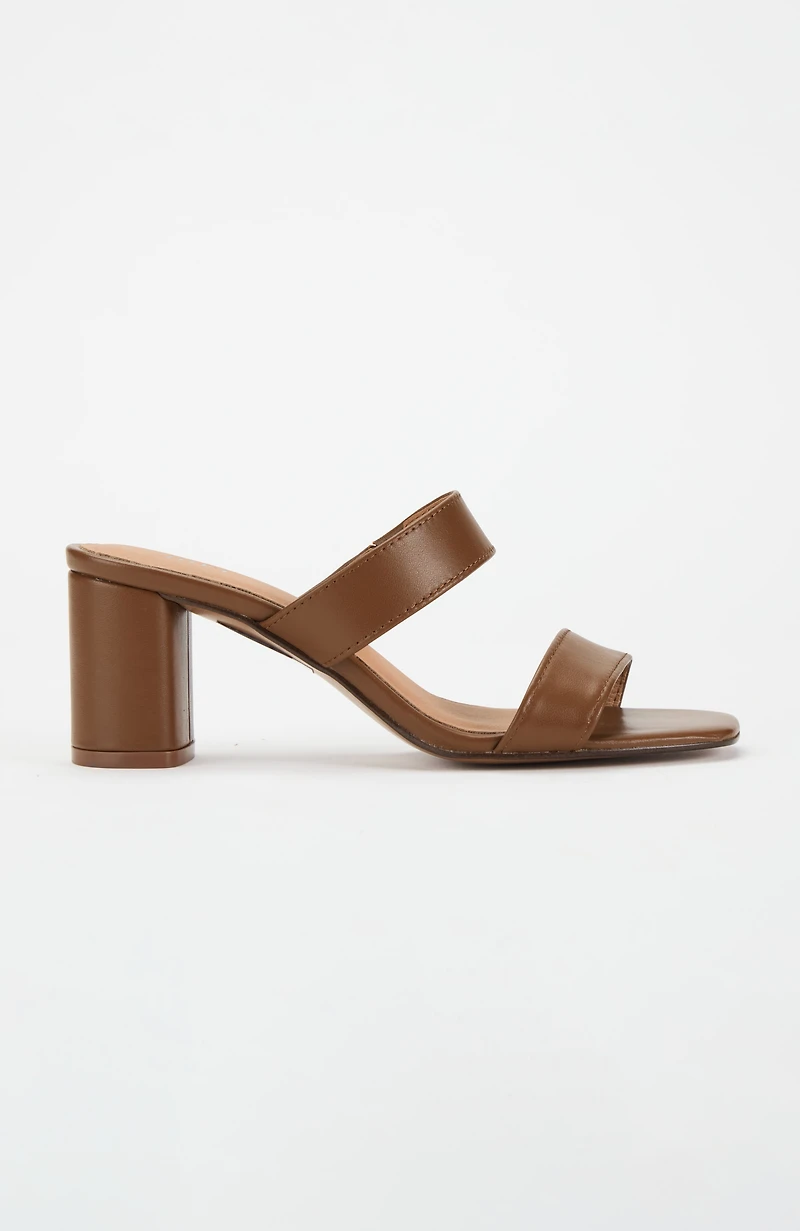 sadie double-banded heels