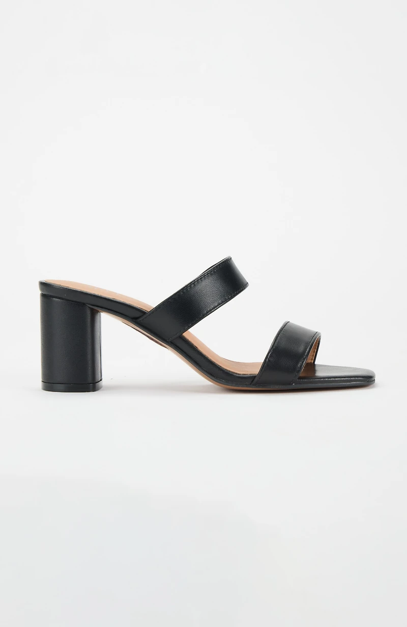 sadie double-banded heels
