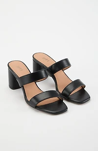 sadie double-banded heels