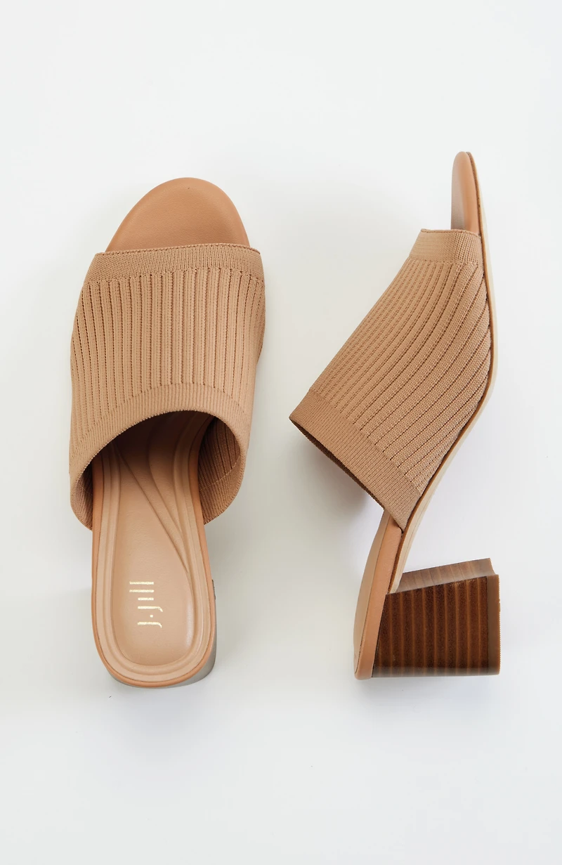 rory ribbed block heels