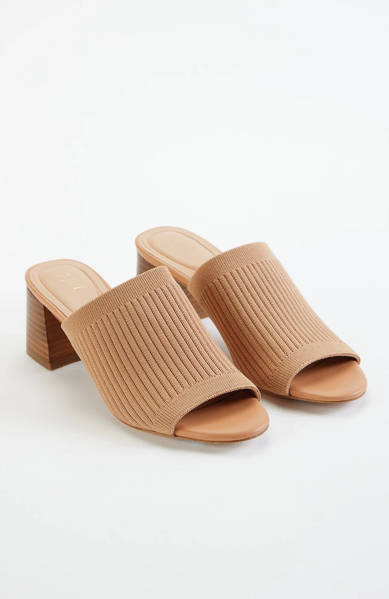 rory ribbed block heels