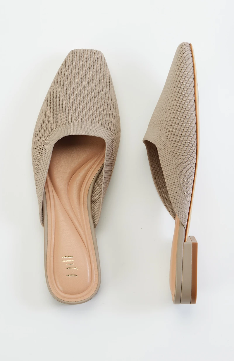 millie ribbed mules